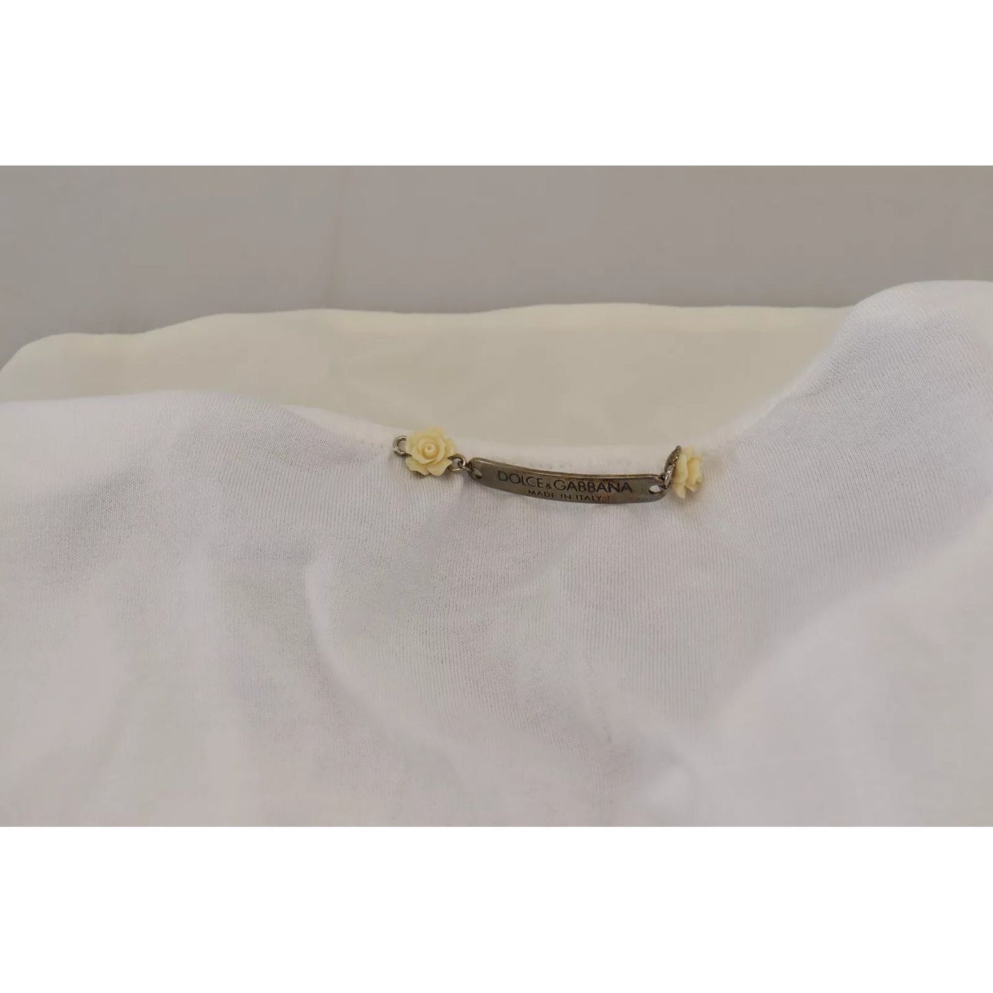 Dolce & Gabbana White Cotton LOVE Print Top Blouse T-shirt Dolce & Gabbana