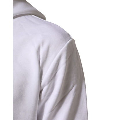 Dolce & Gabbana White Sacred Heart Hooded Sweatshirt Sweater Dolce & Gabbana