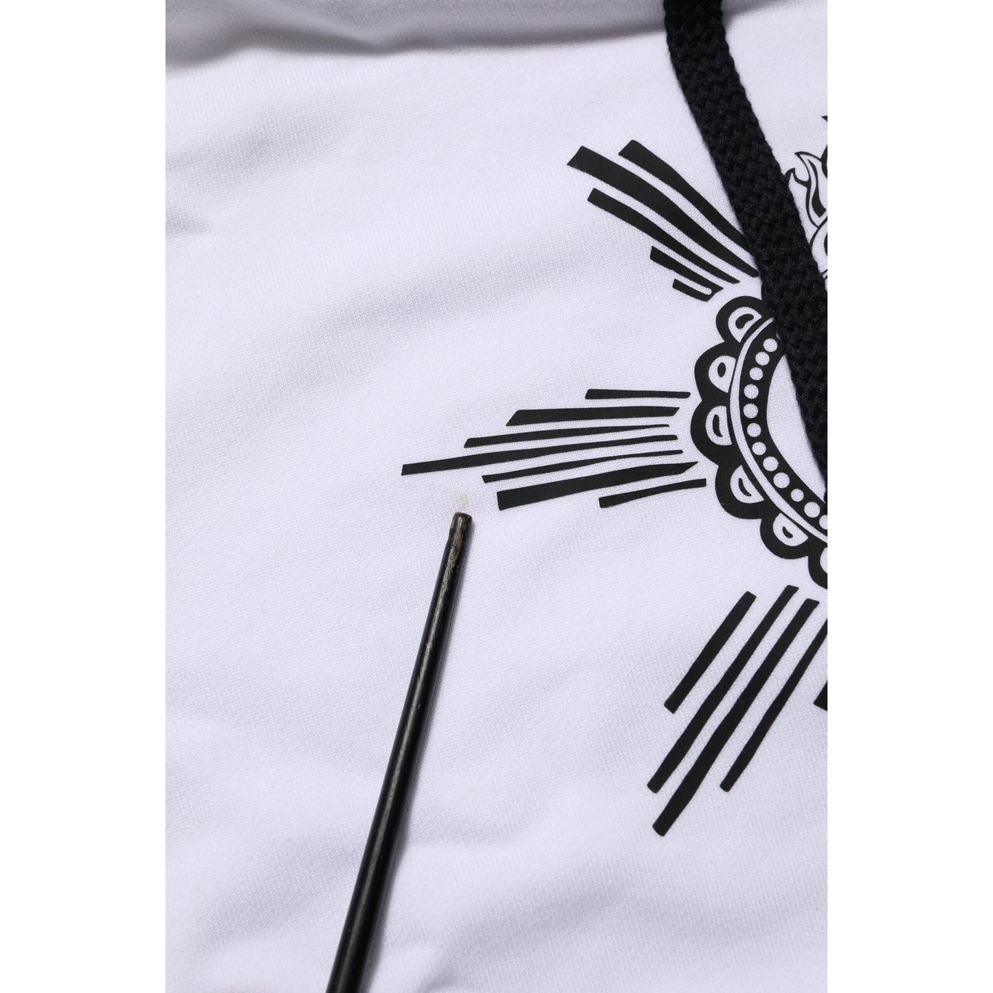 Dolce & Gabbana White Sacred Heart Hooded Sweatshirt Sweater Dolce & Gabbana