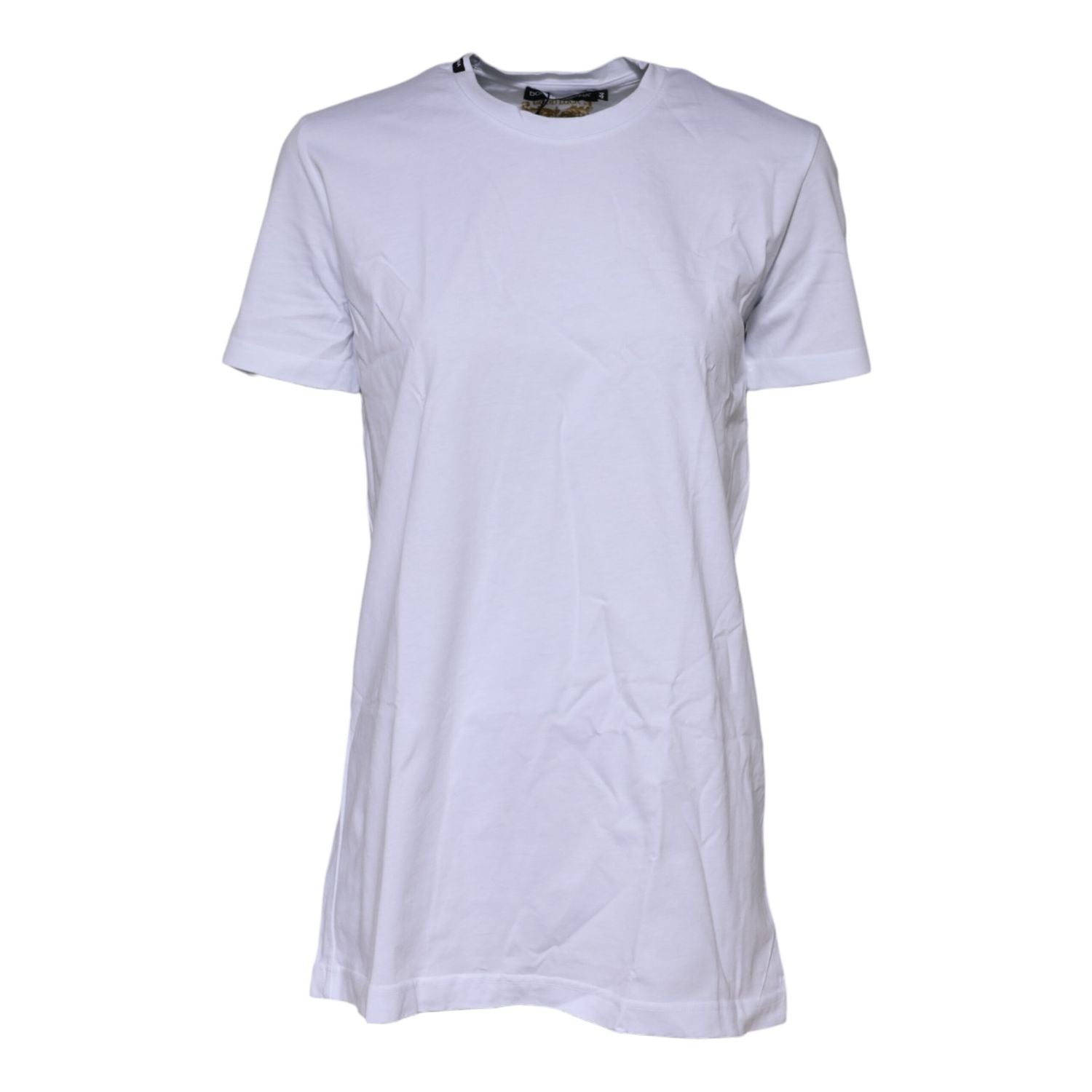 Dolce & Gabbana White Short Sleeves Crew Neck Top T-shirt