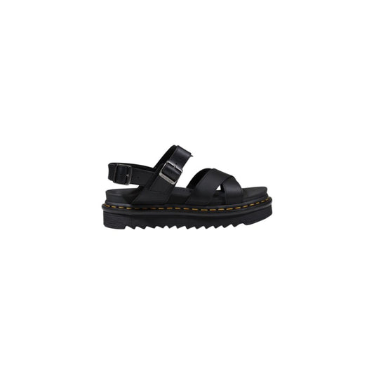 Dr. Martens Black Leather Flat Sandals Dr. Martens