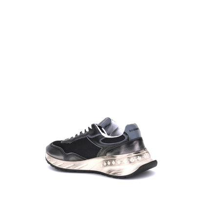 Dsquared² Black Calf Leather Bos Taurus Athletic Sneakers Dsquared²