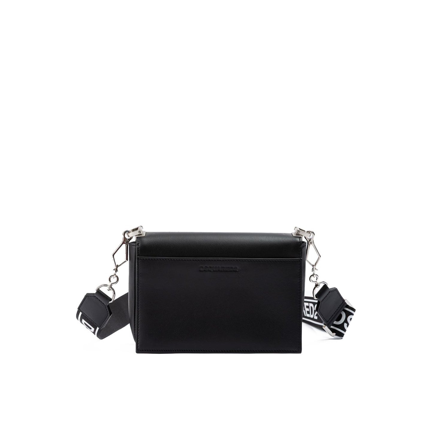 Dsquared² Black Leather Crossbody Bag