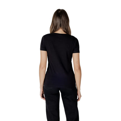EA7 Emporio Armani Black Cotton Sportswear