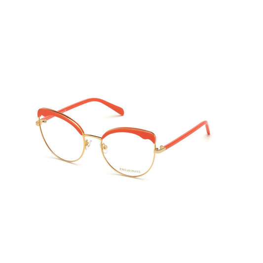 Emilio Pucci Gold Metal Glasses (Frames) Emilio Pucci