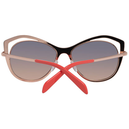 Emilio Pucci Rose Gold Metal Sunglasses