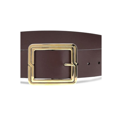 Etro Brown Calf Leather Bos Taurus Regular Belt Etro