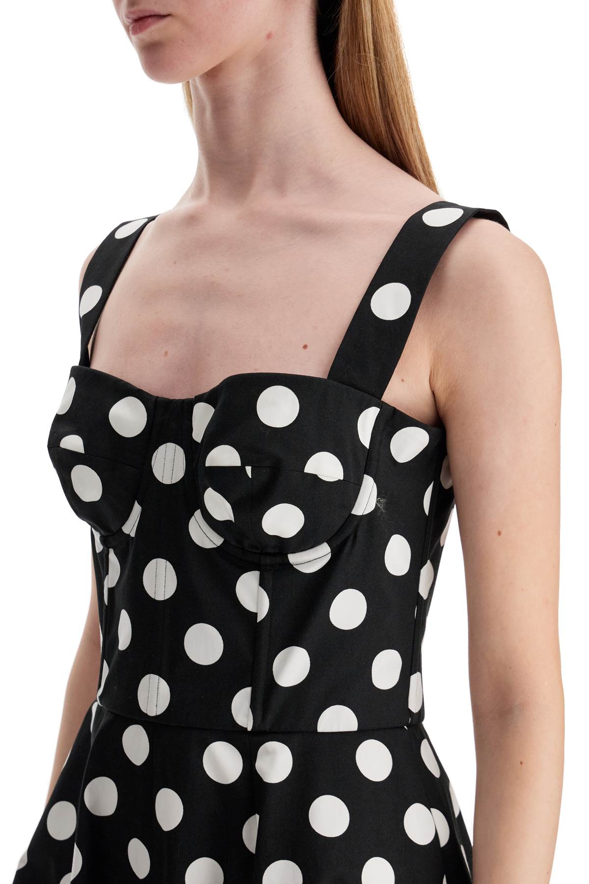 Dolce & Gabbana Dolce & Gabbana polka dot print strapless mini dress