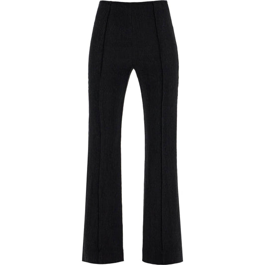 Ganni flared viscose trousers for Trousers Ganni