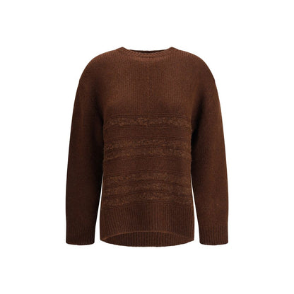Fabiana Filippi Brown Camel Hair Sweatshirt