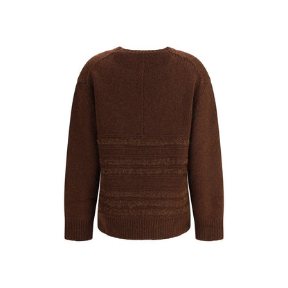 Fabiana Filippi Brown Camel Hair Sweatshirt