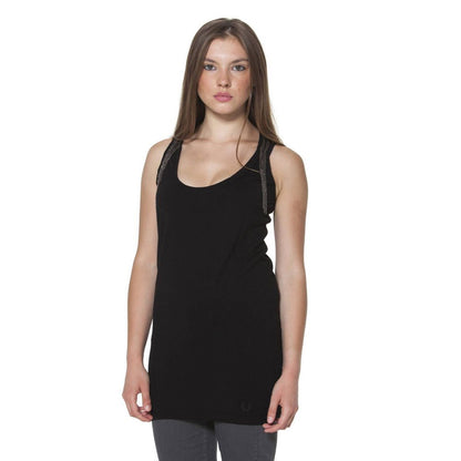 Fred Perry Black Wool Women T-Shirt