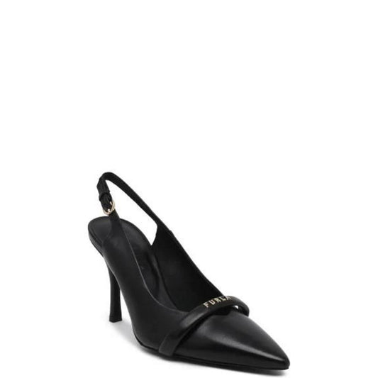Furla Black Leather Pumps Furla