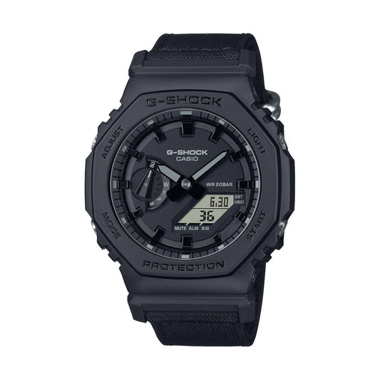 CASIO G-SHOCK Mod. OAK BLACK CORDURA ECO FABRIC STRAP WATCHES CASIO G-SHOCK