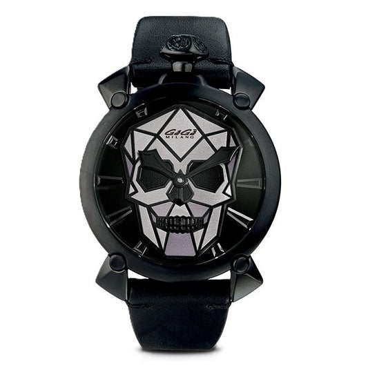 GAGA' MILANO Mod. BIONIC SKULL - Black ***SPECIAL PRICE*** WATCHES
