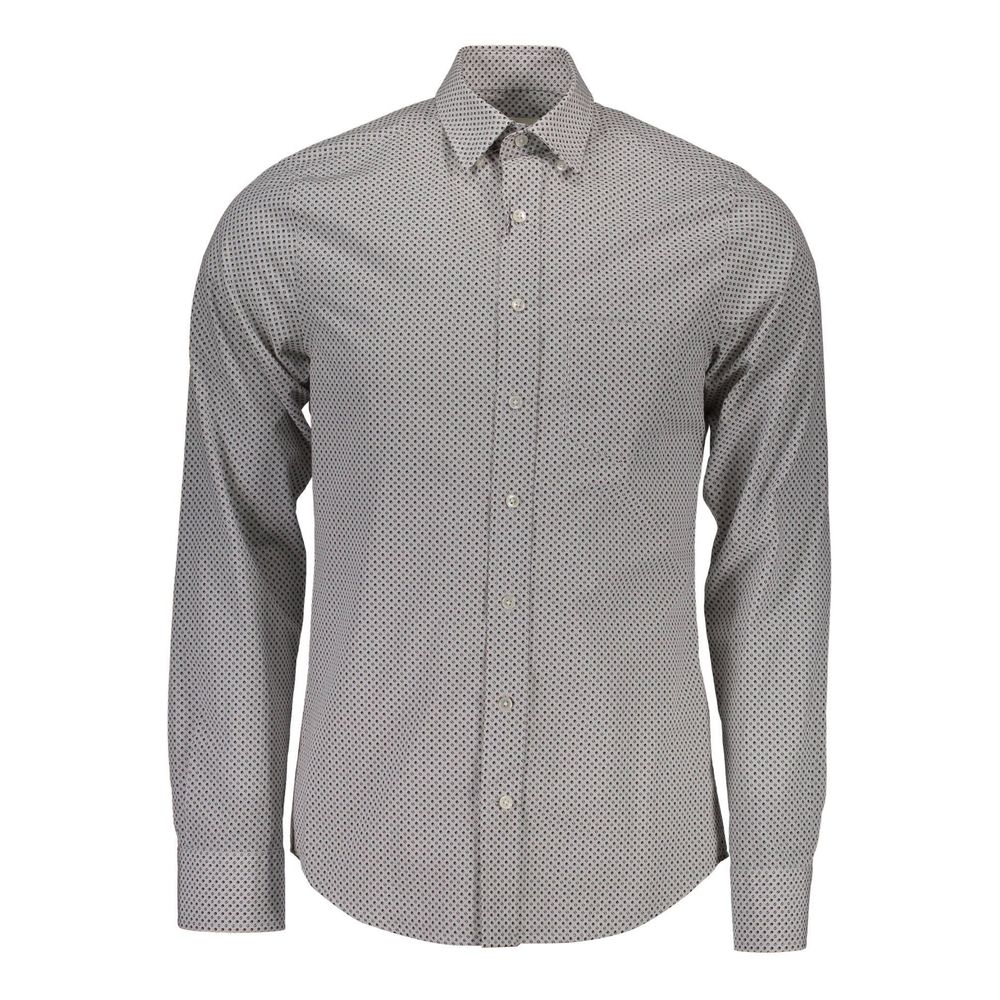 Gant Bianco Cotton Men Shirt Gant