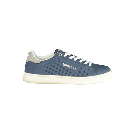 Gas Blue Polyurethane Men Sneaker 1728,67403481248,Athletic - Sneakers - Shoes,Blue,EU40/US7,EU41/US8,EU42/US9,EU43/US10,EU44/US11,EU45/US12,EU46,Gas,Men,New with tags,Shoes,Sneakers - Shoes