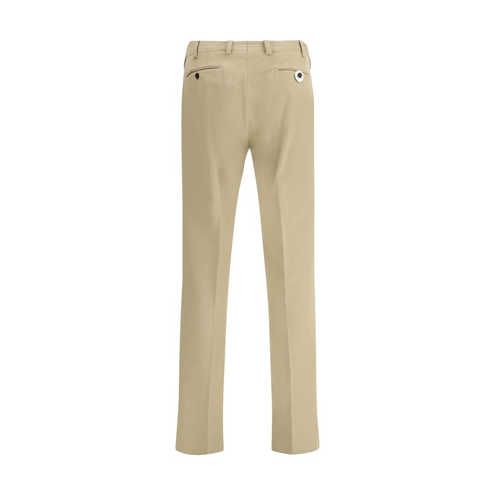 Germano Beige Cotton Chino Pants