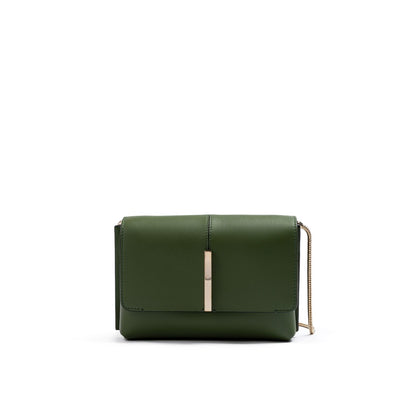 Giada Dark Green Leather Crossbody Bag Giada