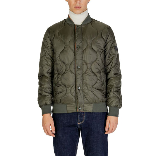 Gianni Lupo Green Polyamide Bomber