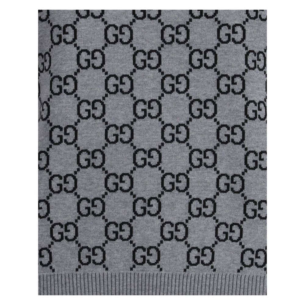 Gucci Gray Wool Sweatshirt