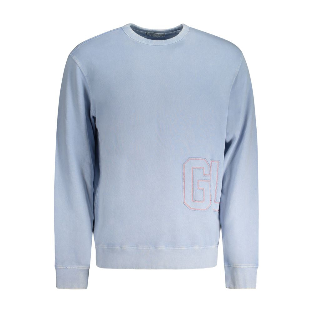 Guess Jeans Azzurro Cotton Men Sweatshirt