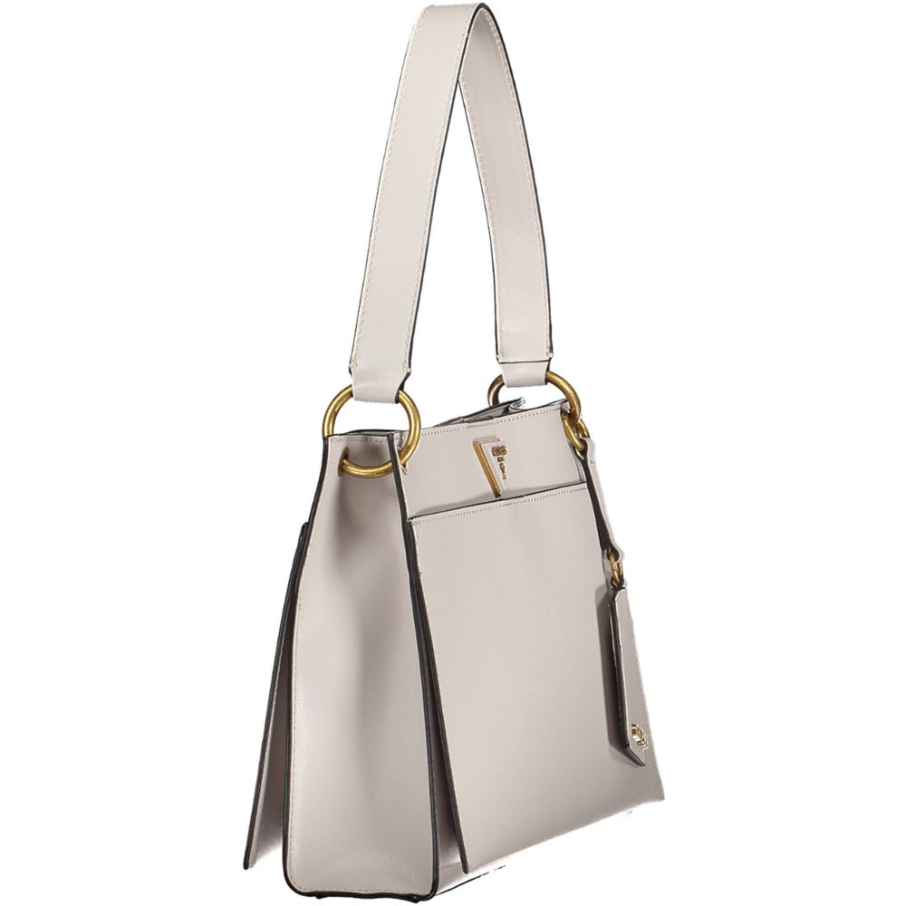 Guess Jeans Grigio Polyurethane Women Handbag