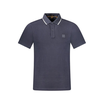 Hugo Boss Blue Cotton Men's Polo-Shirt