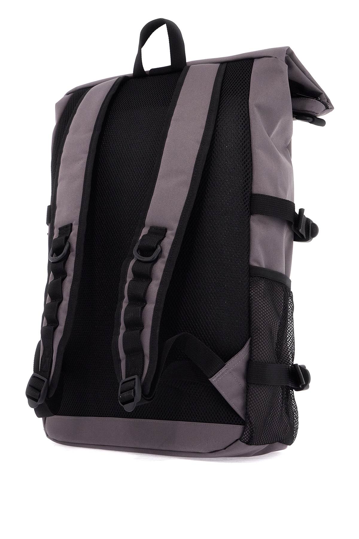 Front view with bag zipped and handles upright.