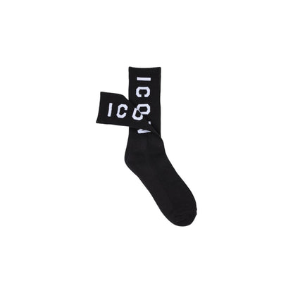Icon Black Cotton Socks Icon