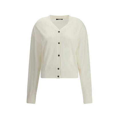 Jacquemus White Merino Wool Cardigan Jacquemus