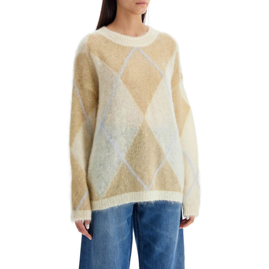 Ganni maxi mohair oversized cut sweater Knitwear Ganni