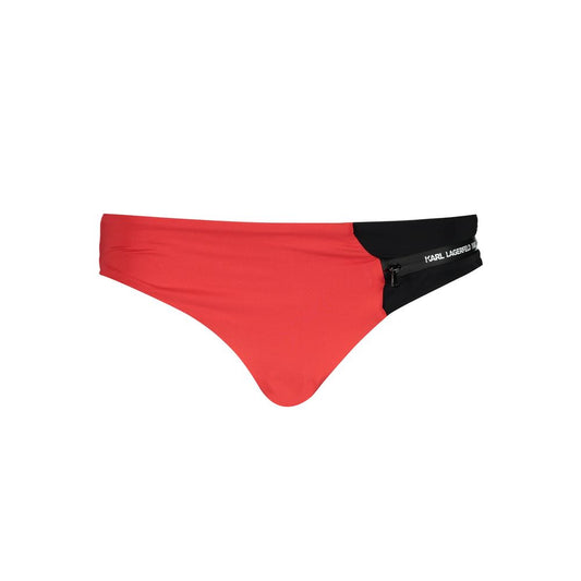 Karl Lagerfeld Rosso Poliammide Women Swim Brief