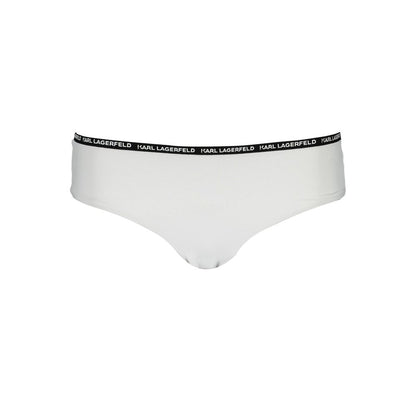 Karl Lagerfeld White Polyamide Women's Swim Brief