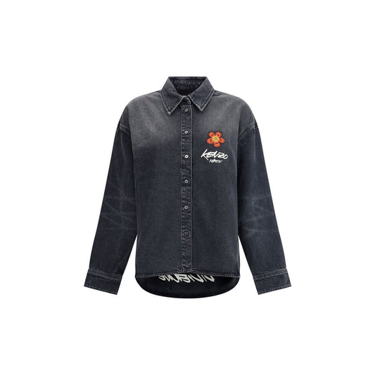 Kenzo Black Denim Shirt Kenzo