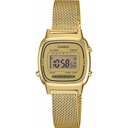 CASIO VINTAGE Mod. ICONIC MINI STEEL GOLD MESH WATCHES CASIO COLLECTION & VINTAGE