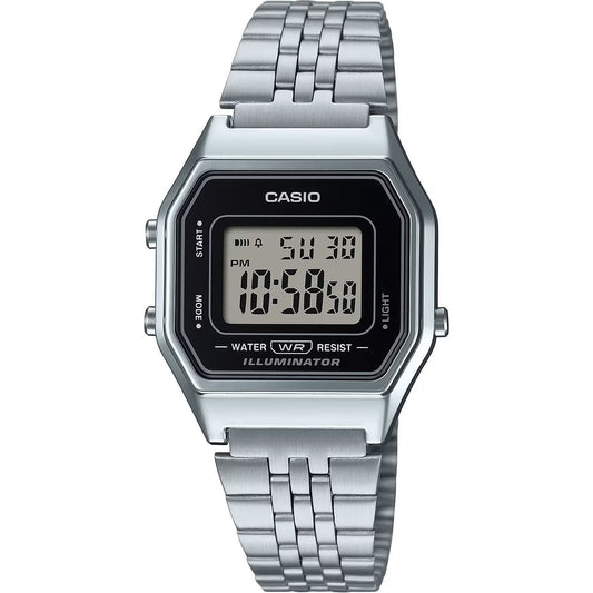 CASIO VINTAGE Mod. ICONIC LADY STEEL BLACK WATCHES CASIO COLLECTION & VINTAGE