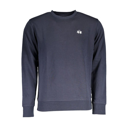 La Martina Black Cotton Men's Sweatshirt