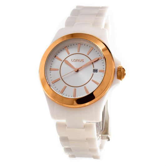 Lorus White Plastic Dress Watch Lorus