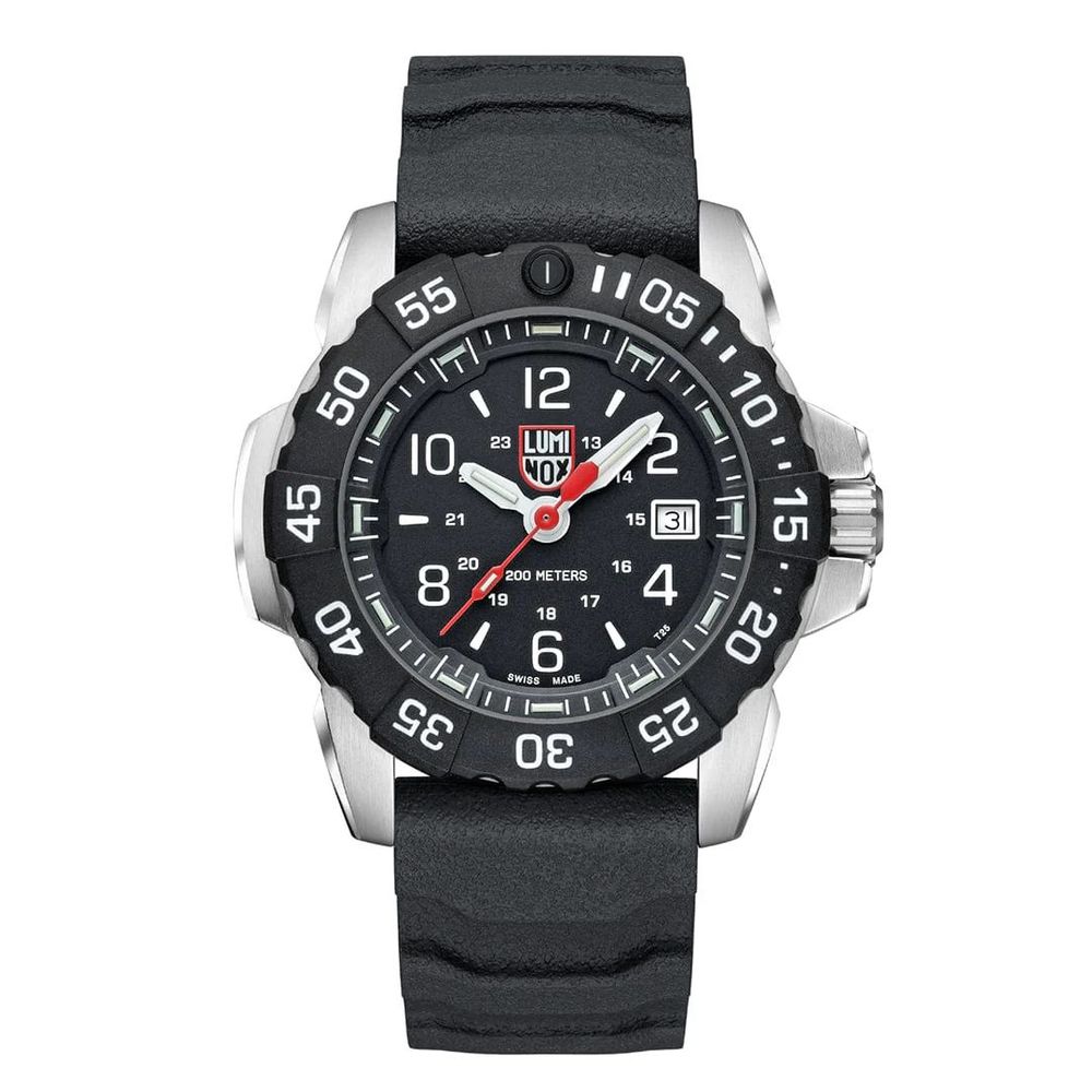Luminox Black Rubber Sport Watch