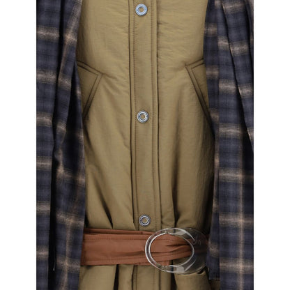 MARBELL Brown Polyamide Full-Length Jacket