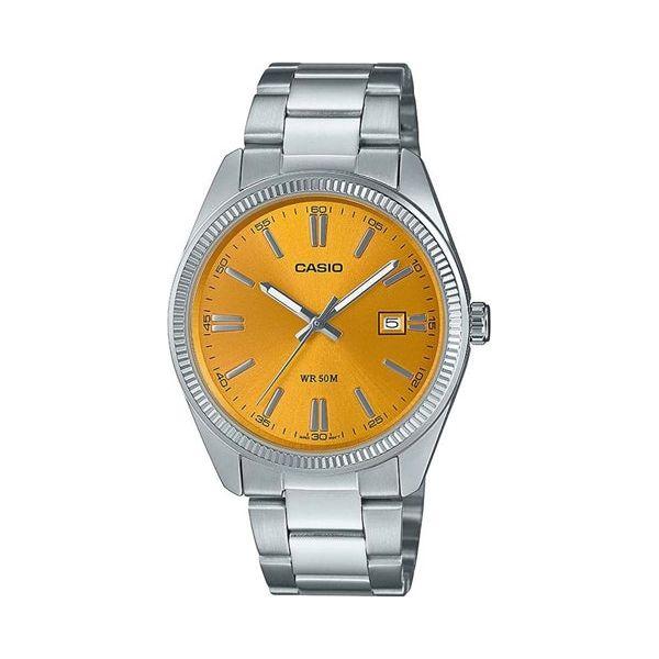 CASIO COLLECTION Mod. DATE - MUSTARD YELLOW WATCHES CASIO COLLECTION & VINTAGE