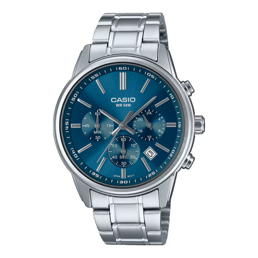 CASIO COLLECTION Mod. CHRONO DATE - BLUE WATCHES CASIO COLLECTION & VINTAGE Dark Slate Gray