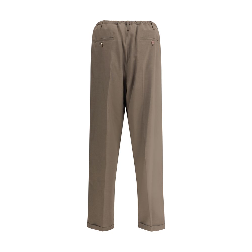 Magliano Brown Polyester Casual Pants Magliano