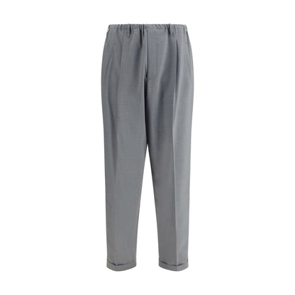 Magliano Gray Polyester Casual Pants Magliano