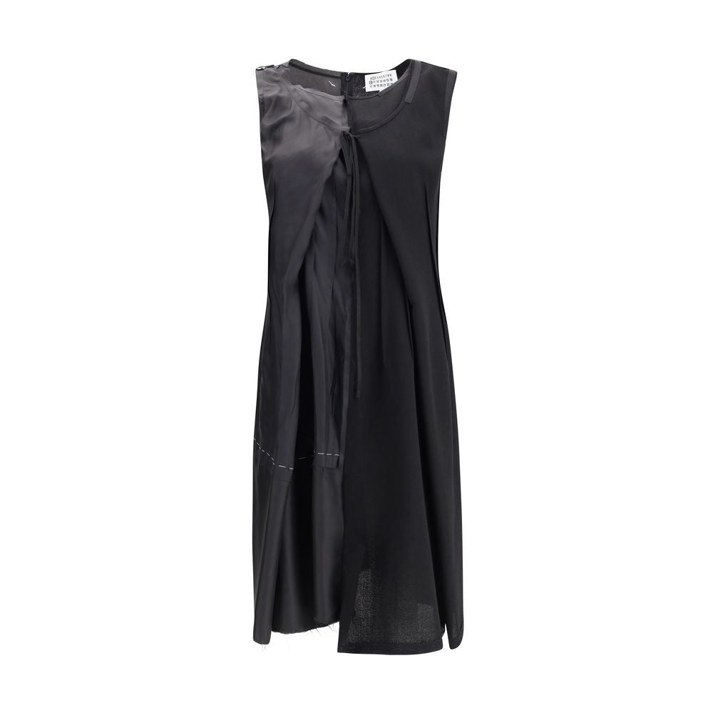 Margiela Black Acetate Casual Dress Margiela