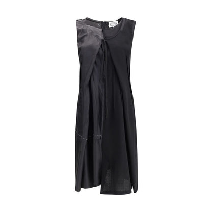 Margiela Black Acetate Casual Dress Margiela