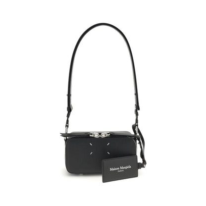 Margiela Black Calf Leather Bos Taurus Shoulder Bag Margiela