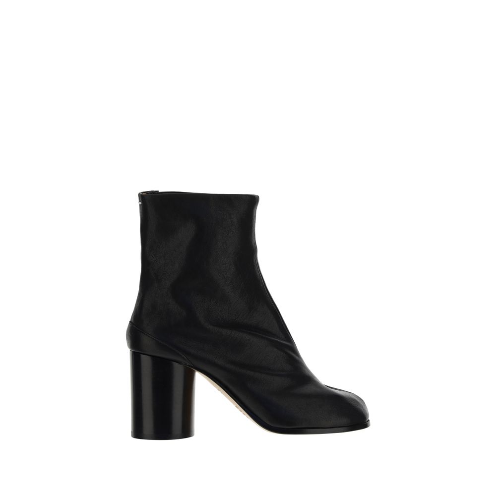 Margiela Black Lamb Ovis Aries Aries Ankle Boots Margiela
