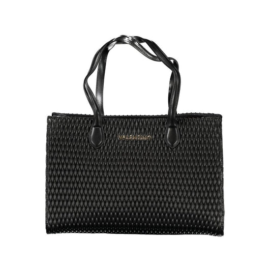 Mario Valentino Black Polyurethane Women Shoulder Bag